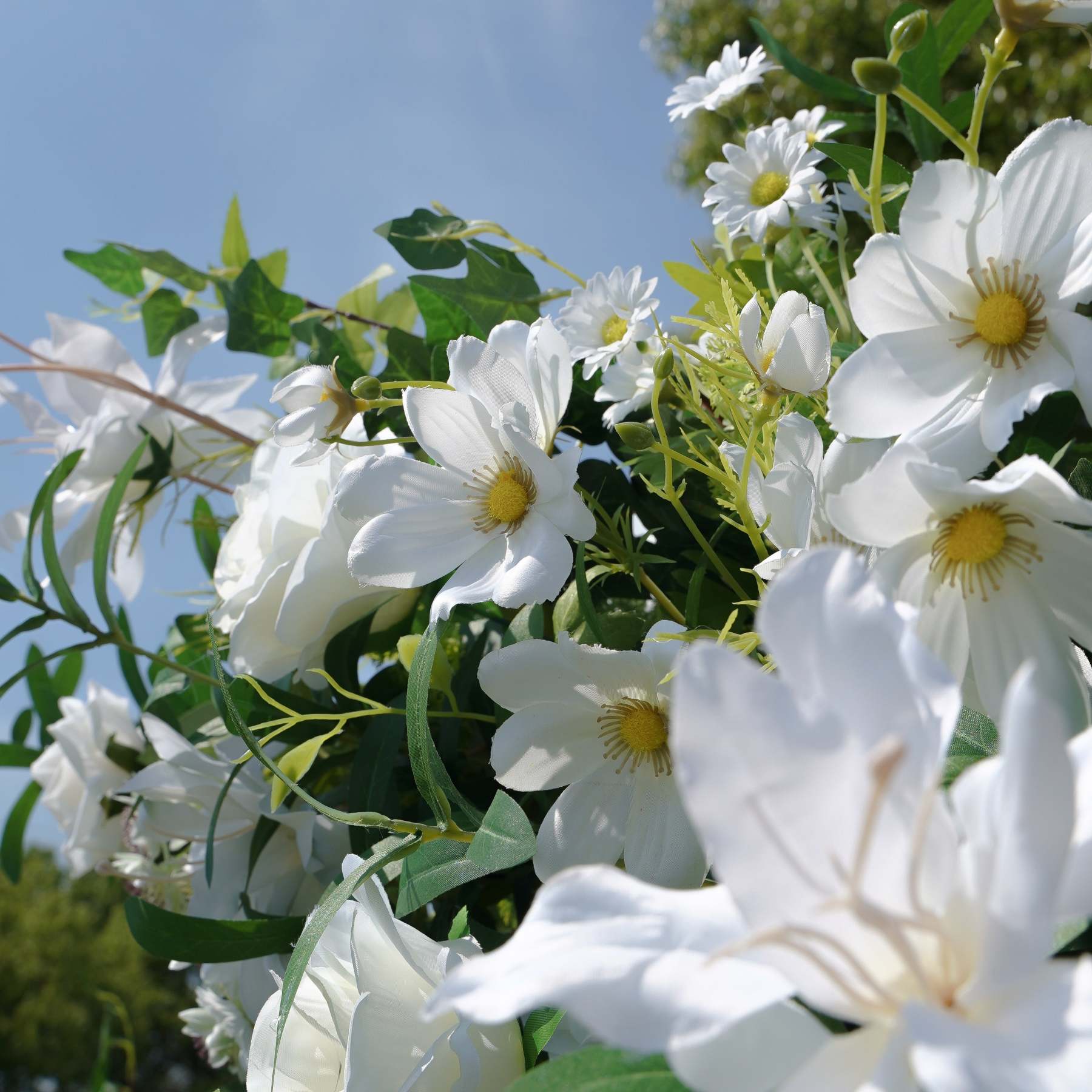 Willow：flower arch:2025 New Wedding Party Background Floral Arch Decoration