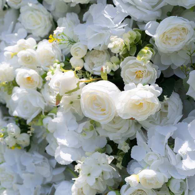 Labu ：3D Fabric Artificial rolling up curtain flower wall