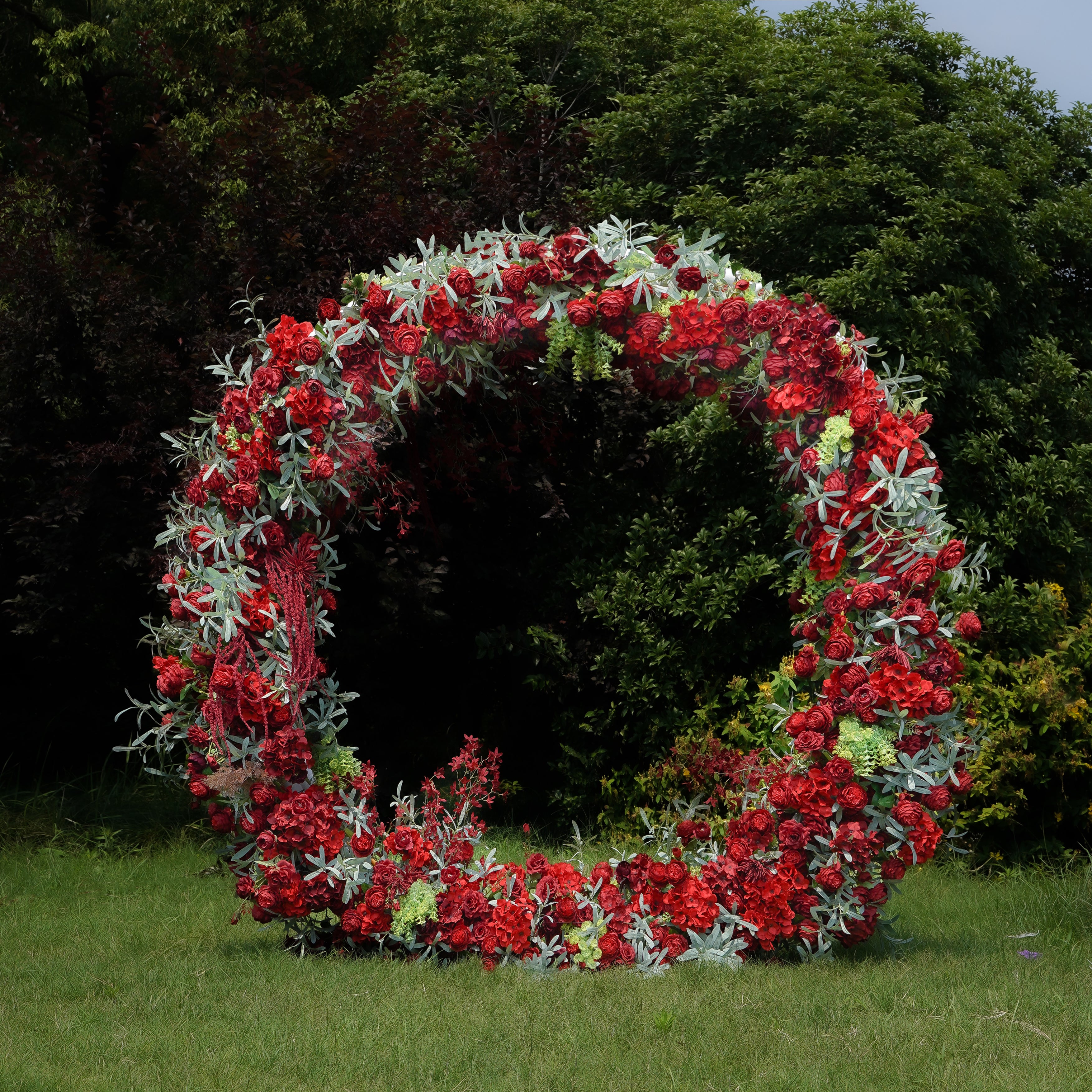 Candice：2025 New Wedding Party Background Floral Arch Decoration