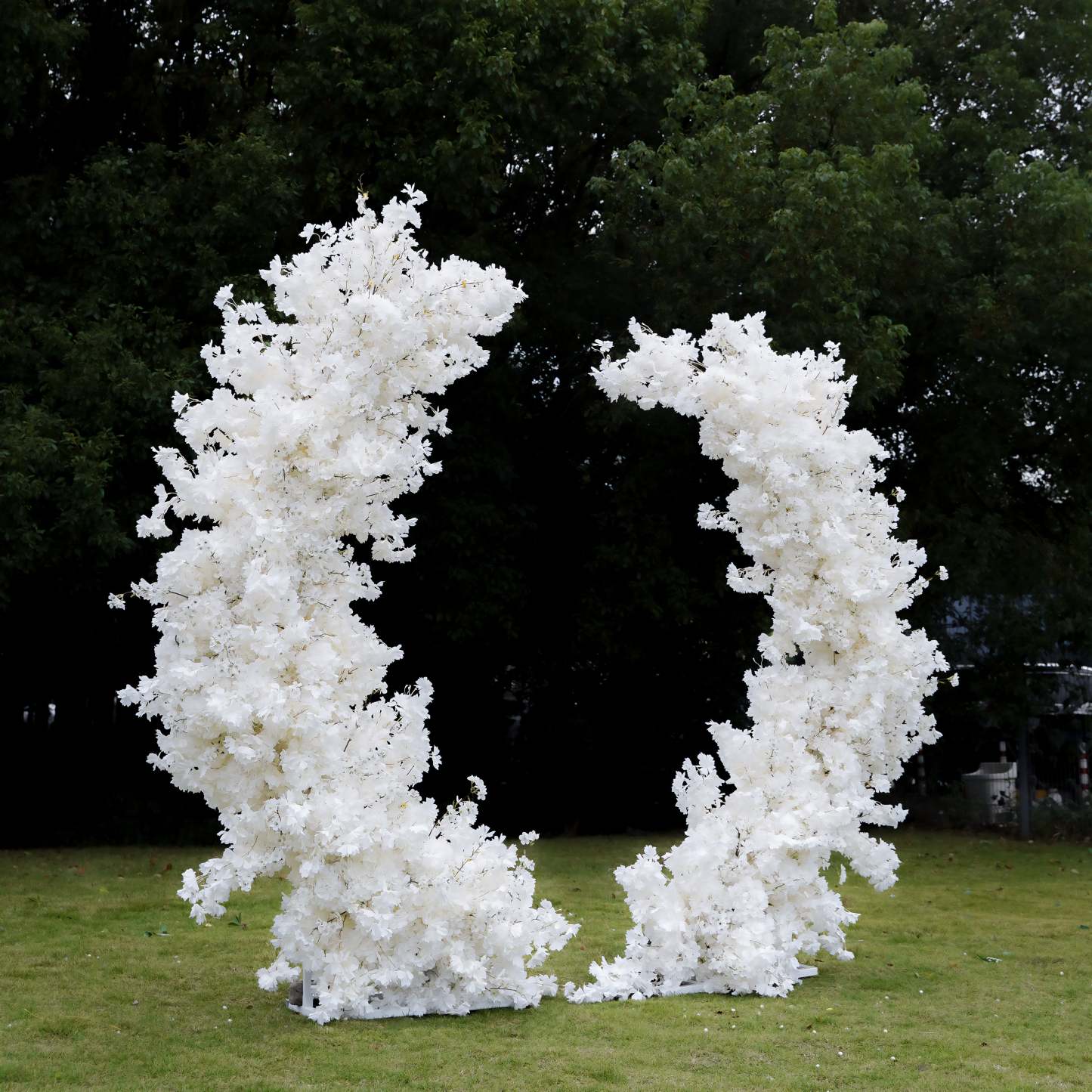 2025 New Wedding Party Background Floral Arch Decoration  -R9984