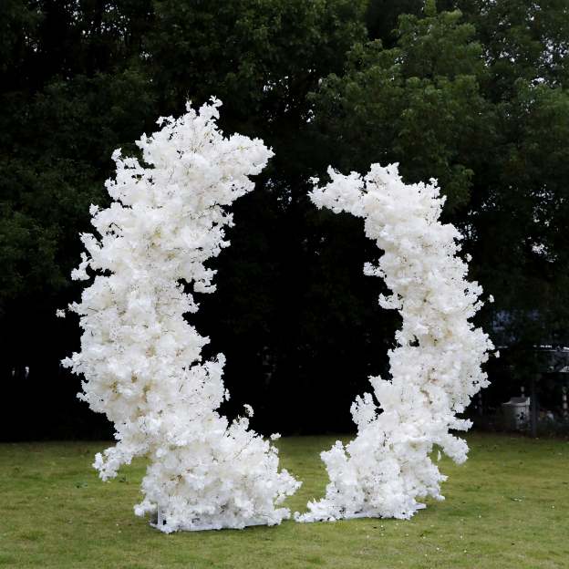 2025 New Wedding Party Background Floral Arch Decoration  -R9984