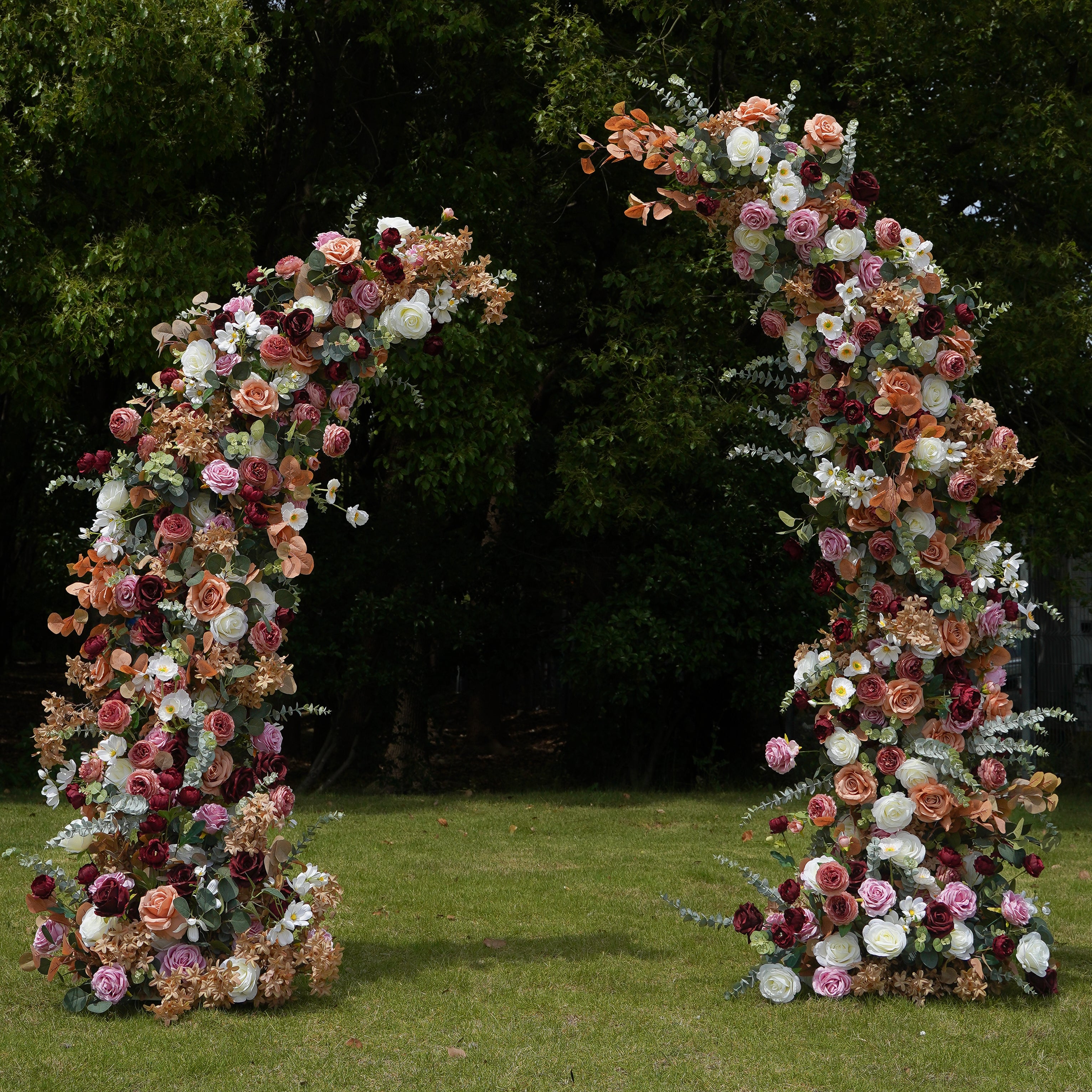 Phoenix：2025 New Wedding Party Background Floral Arch Decoration