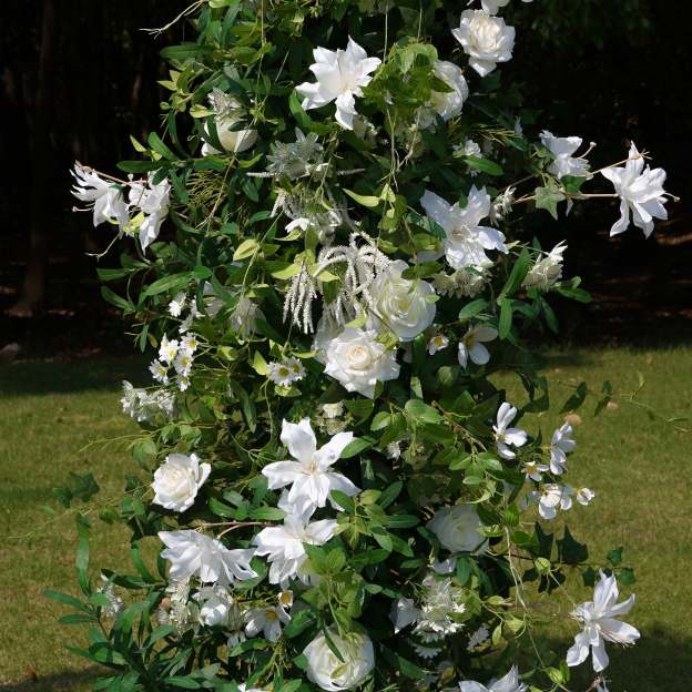 Willow：flower arch:2025 New Wedding Party Background Floral Arch Decoration