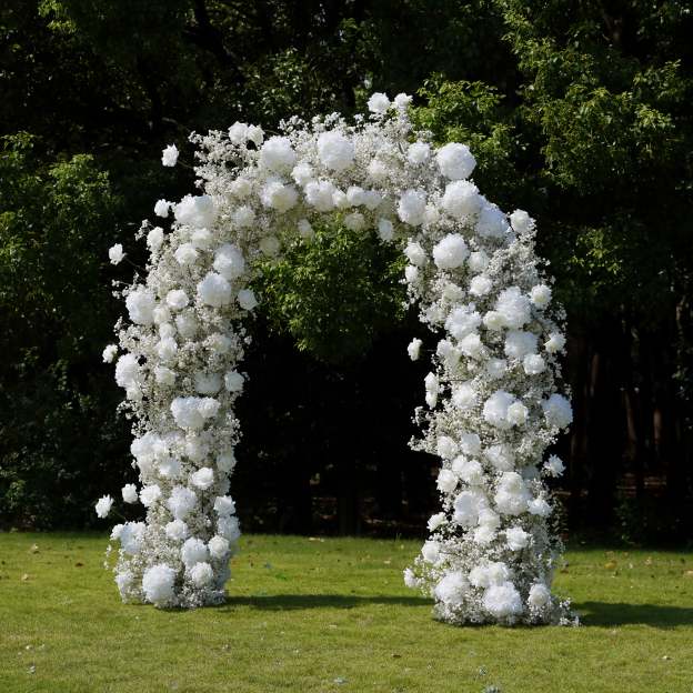 Colee：2025 New Wedding Party Background Floral Arch Decoration