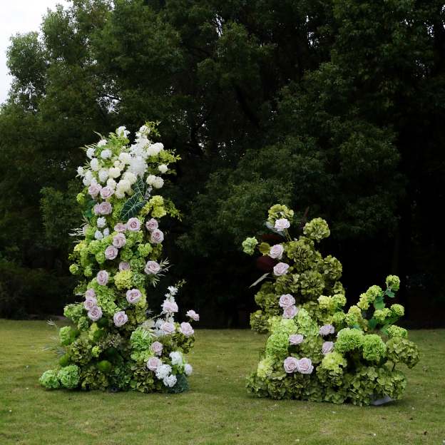 2025 New Wedding Party Background Floral Arch Decoration