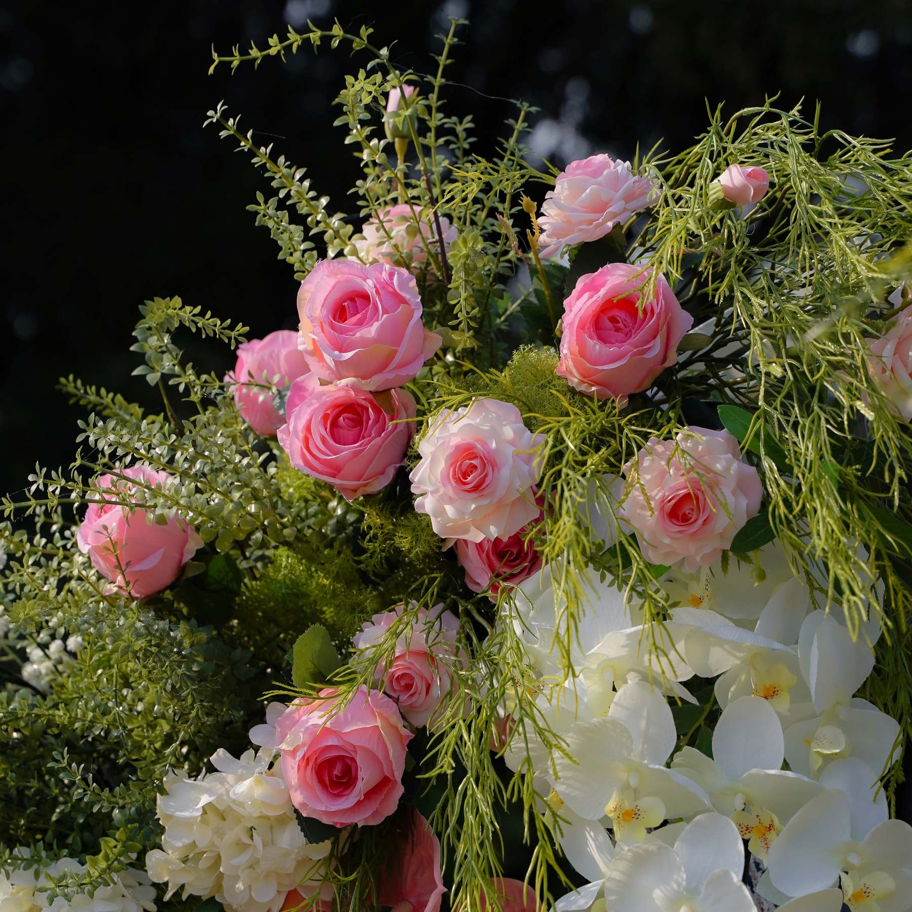Mabry：Rose Morning Floral Arch Decoration