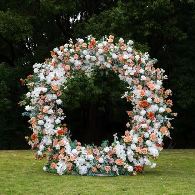 Vera：2025 New Wedding Party Background Floral Arch Decoration -R849