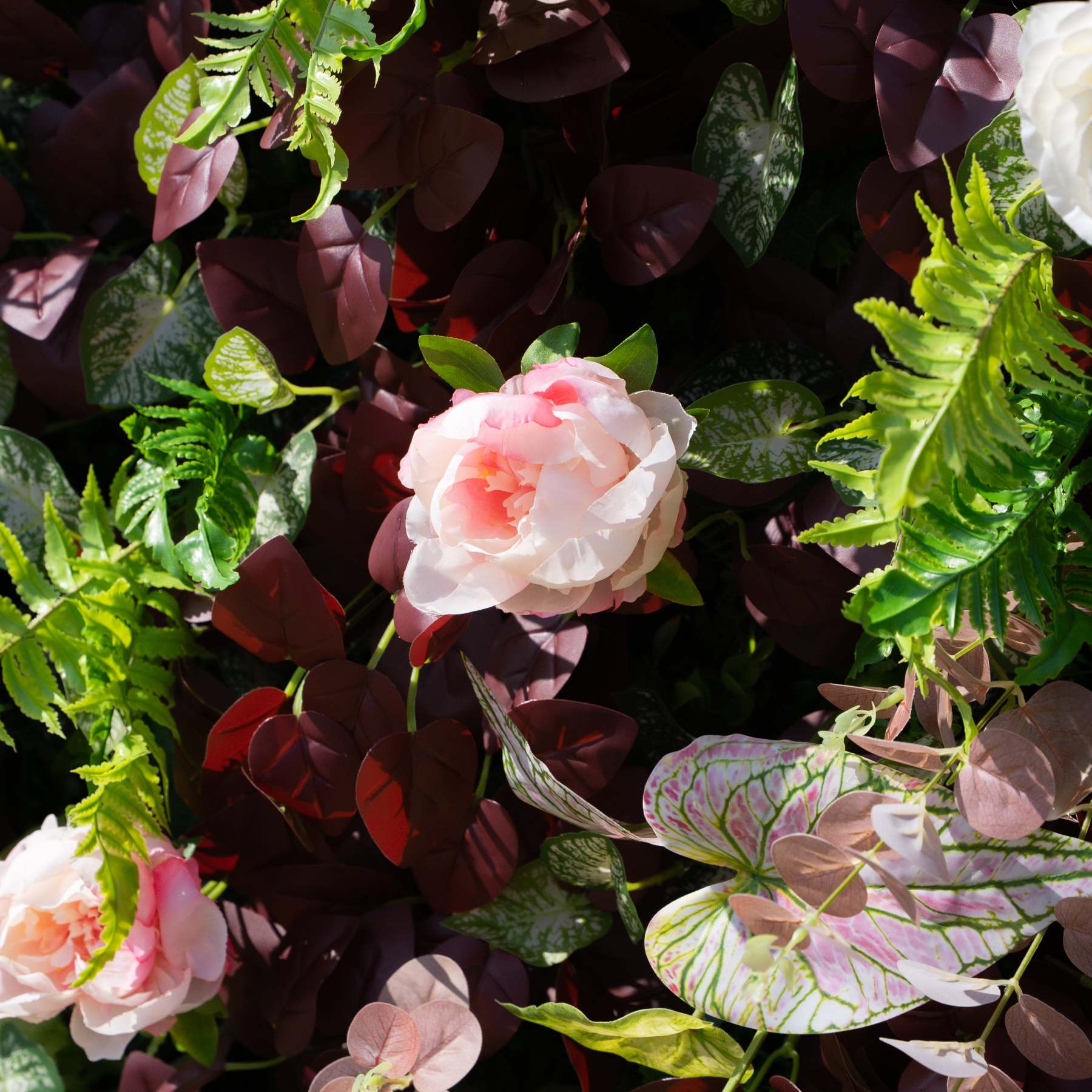 Adelaide：4D Fabric Artificial rolling up curtain flower wall (Ready to ship)