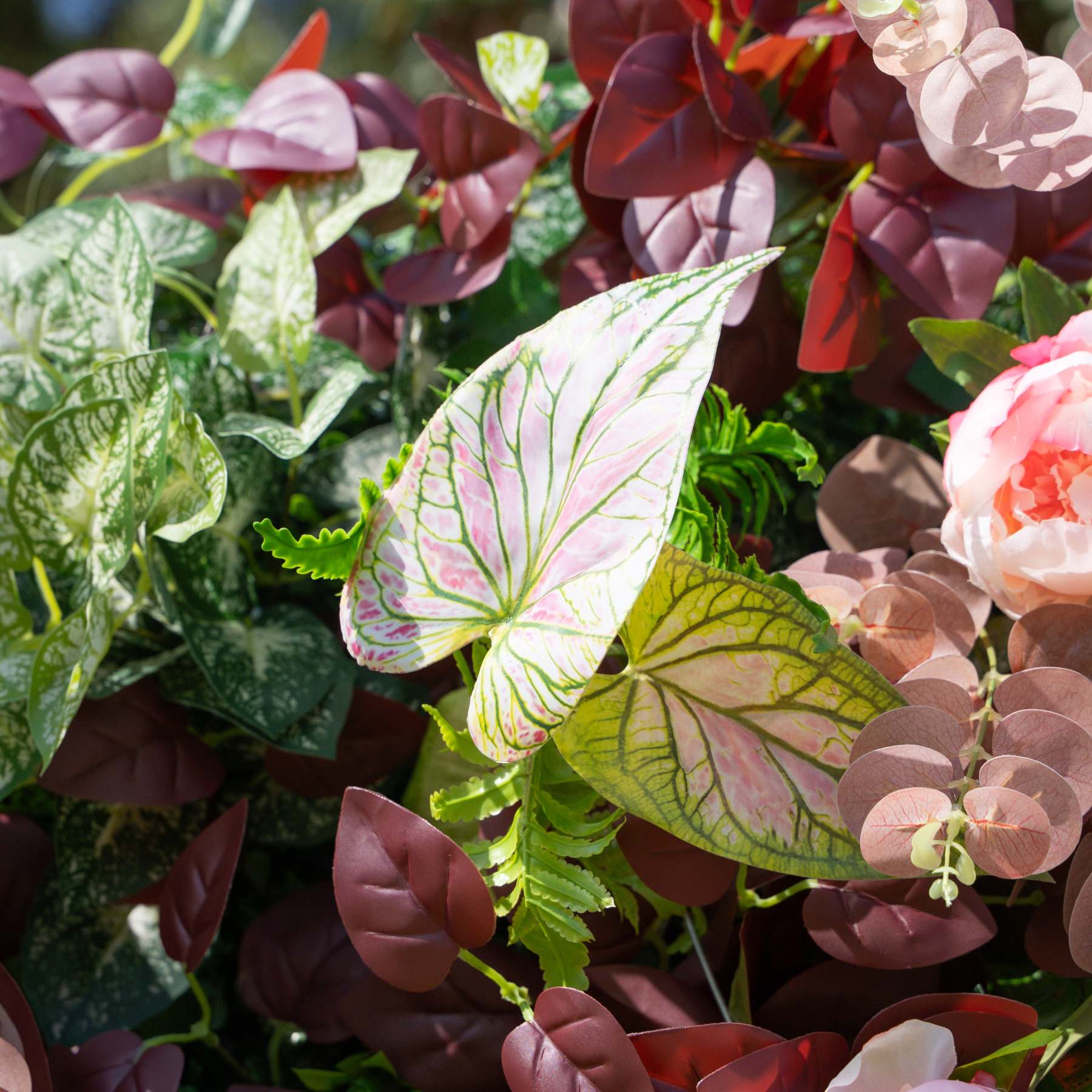 Adelaide：4D Fabric Artificial rolling up curtain flower wall (Ready to ship)