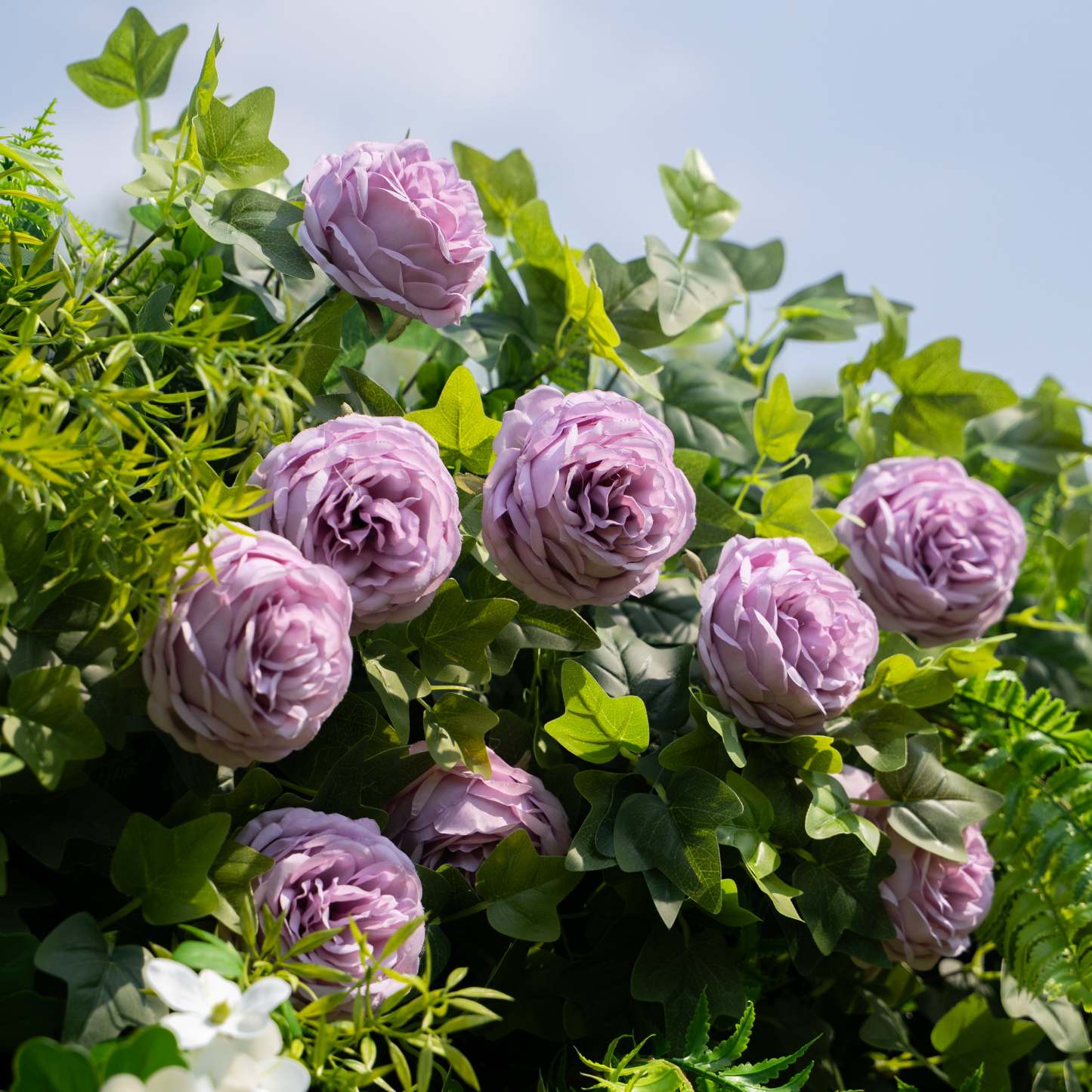 Brett：5D Fabric Artificial rolling up curtain flower wall (Ready to ship)