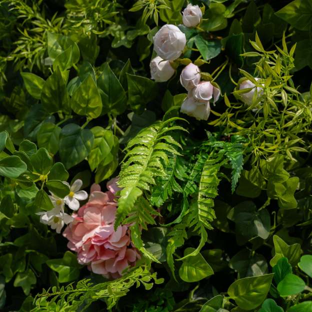 Brett：5D Fabric Artificial rolling up curtain flower wall (Ready to ship)