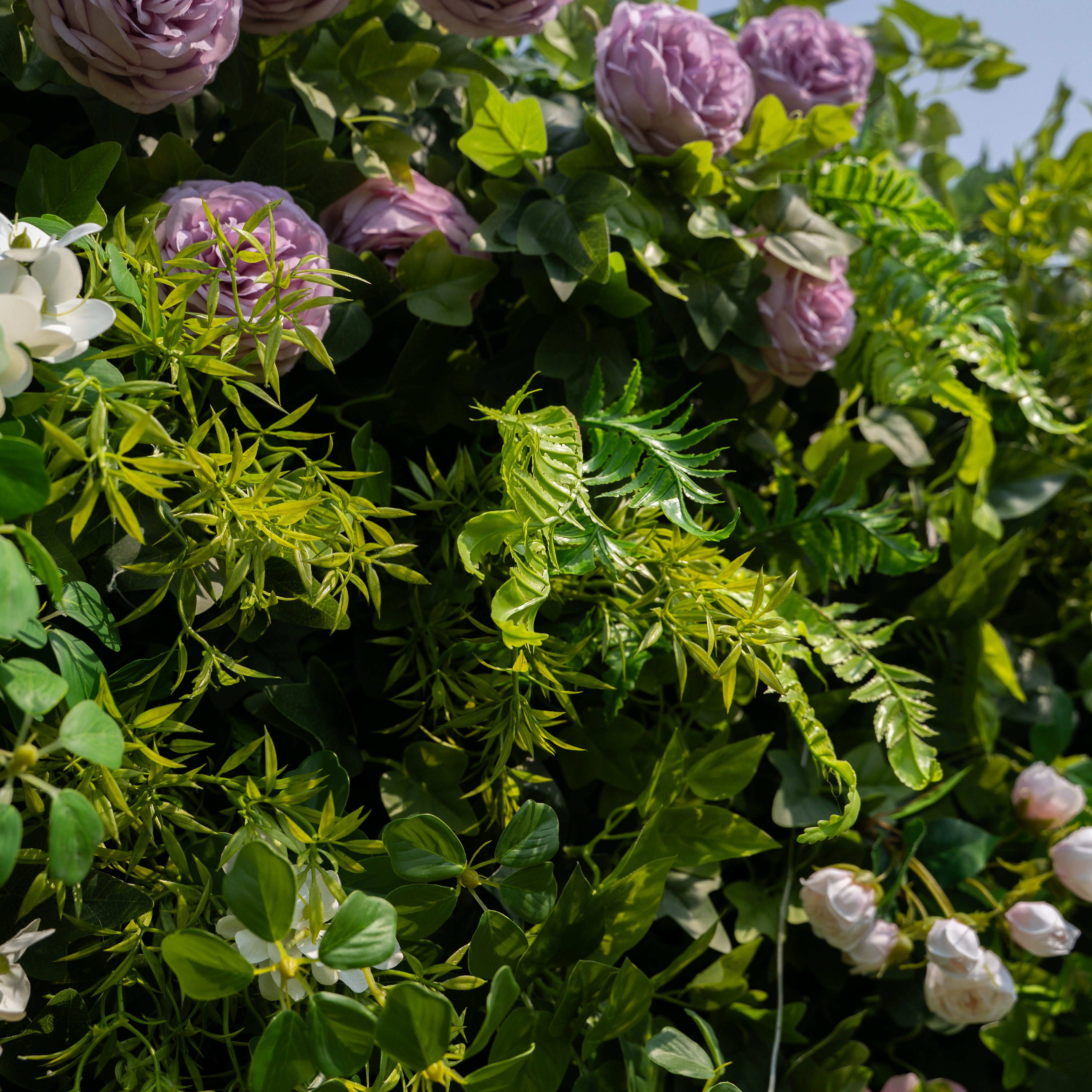 Brett：5D Fabric Artificial rolling up curtain flower wall (Ready to ship)