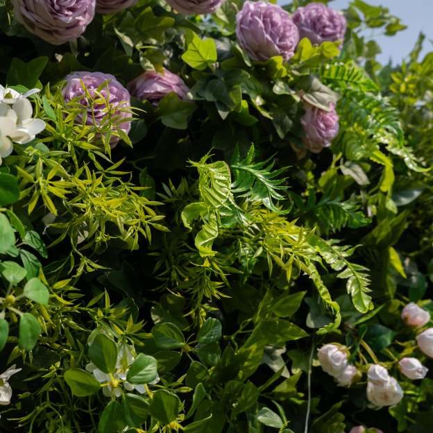 Brett：5D Fabric Artificial rolling up curtain flower wall (Ready to ship)