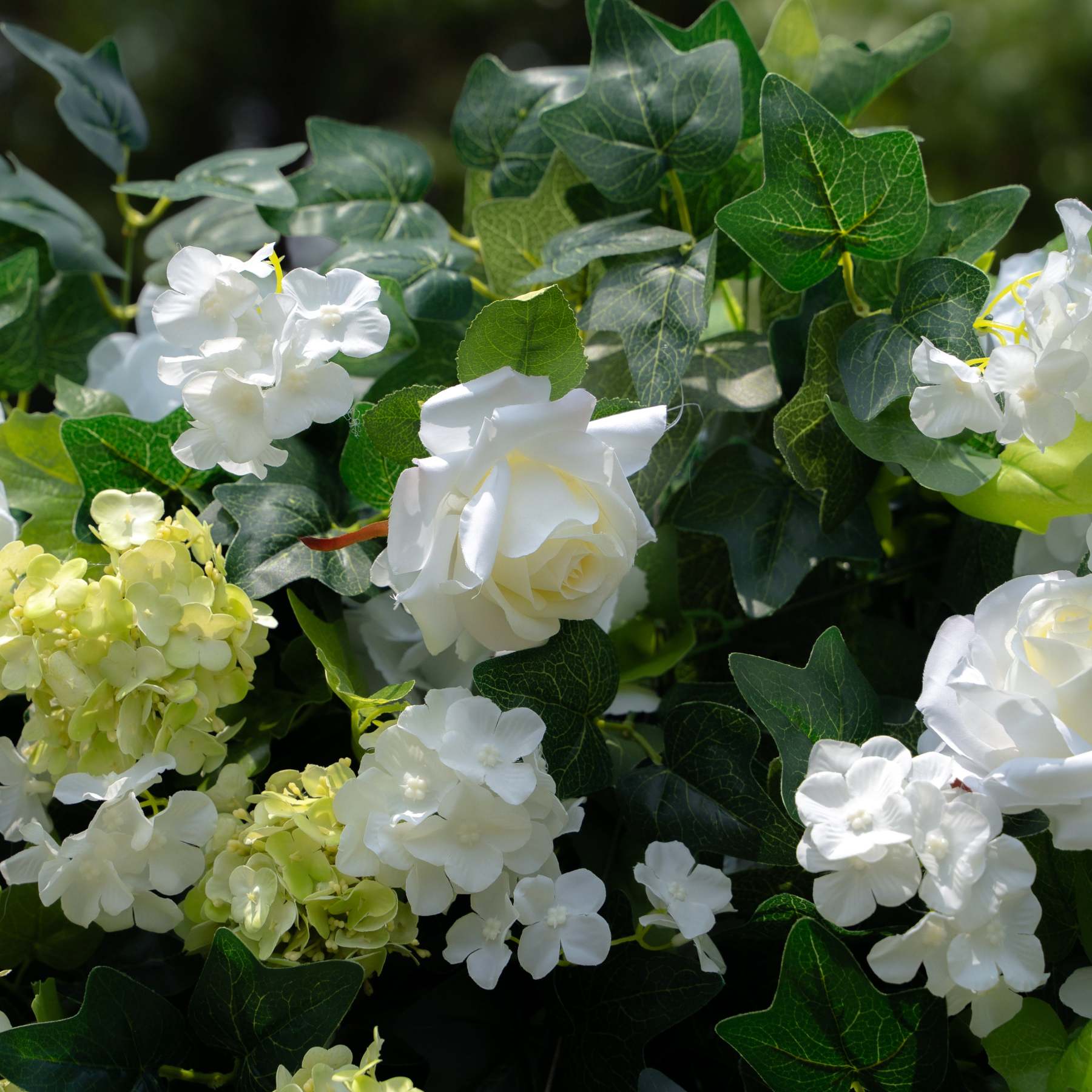 Parker：5D Fabric Artificial rolling up curtain flower wall (Ready to ship-Only USA)