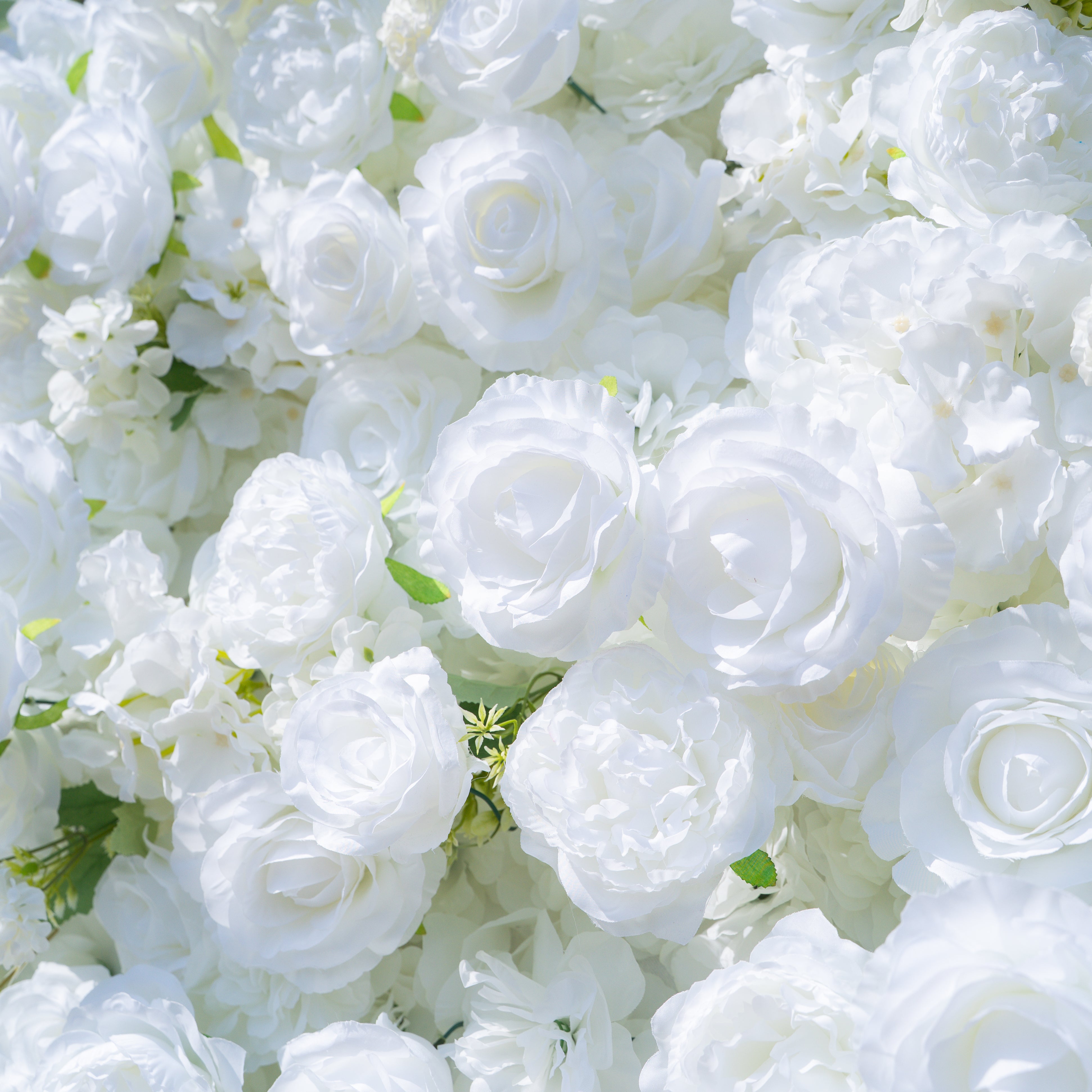 Felicity：5D Fabric Artificial rolling up curtain flower wall