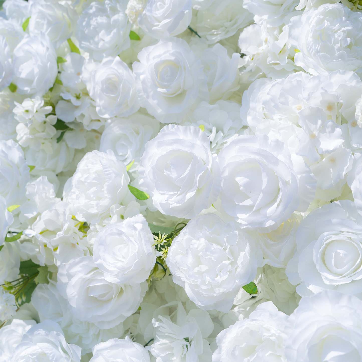 Felicity：5D Fabric Artificial rolling up curtain flower wall