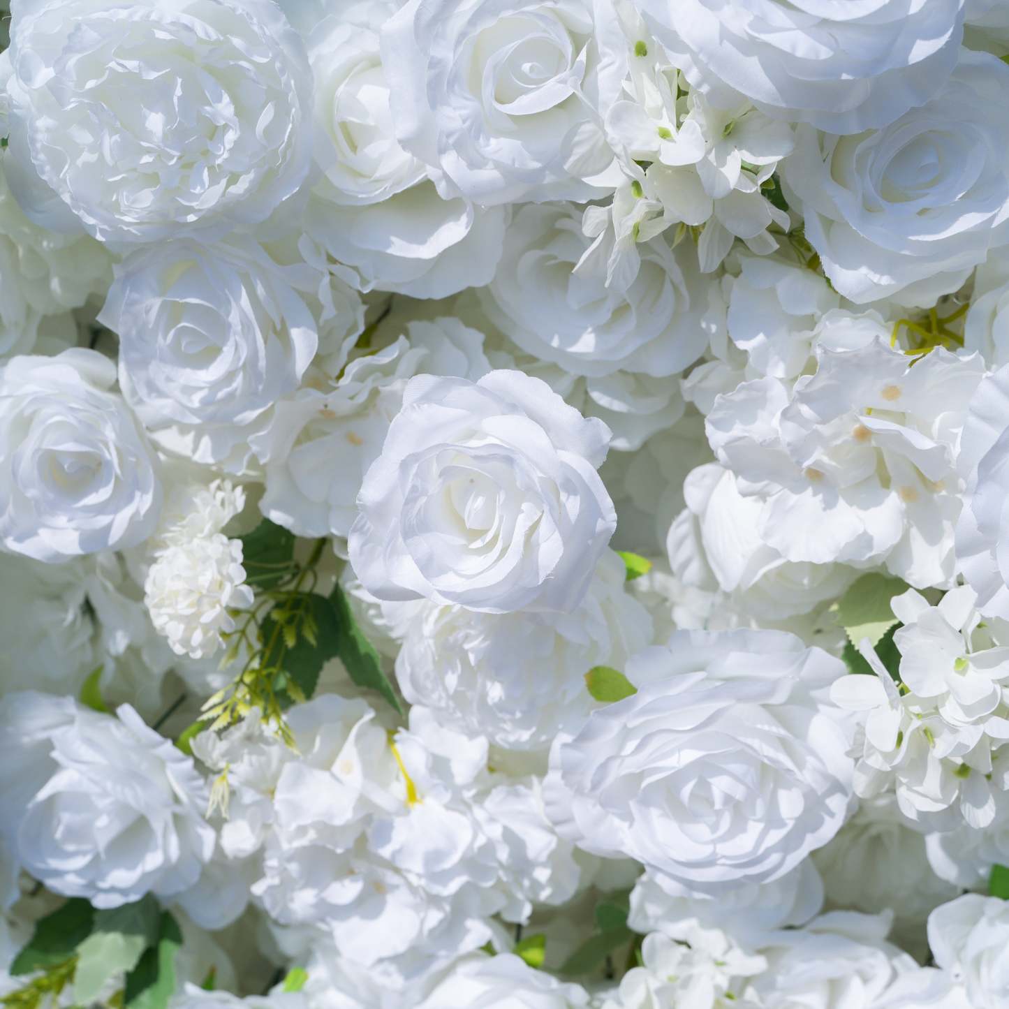 Felicity：5D Fabric Artificial rolling up curtain flower wall