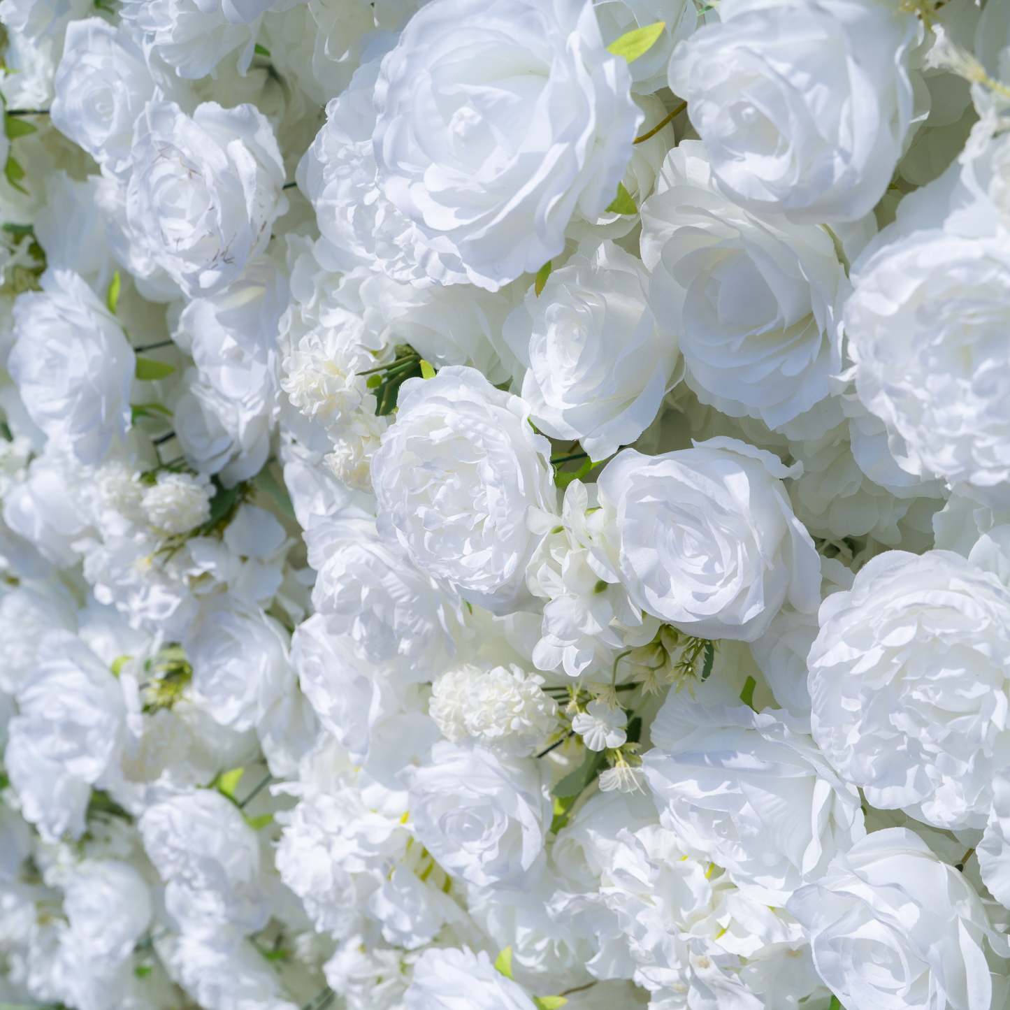 Felicity：5D Fabric Artificial rolling up curtain flower wall