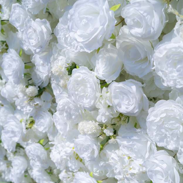 Felicity：5D Fabric Artificial rolling up curtain flower wall