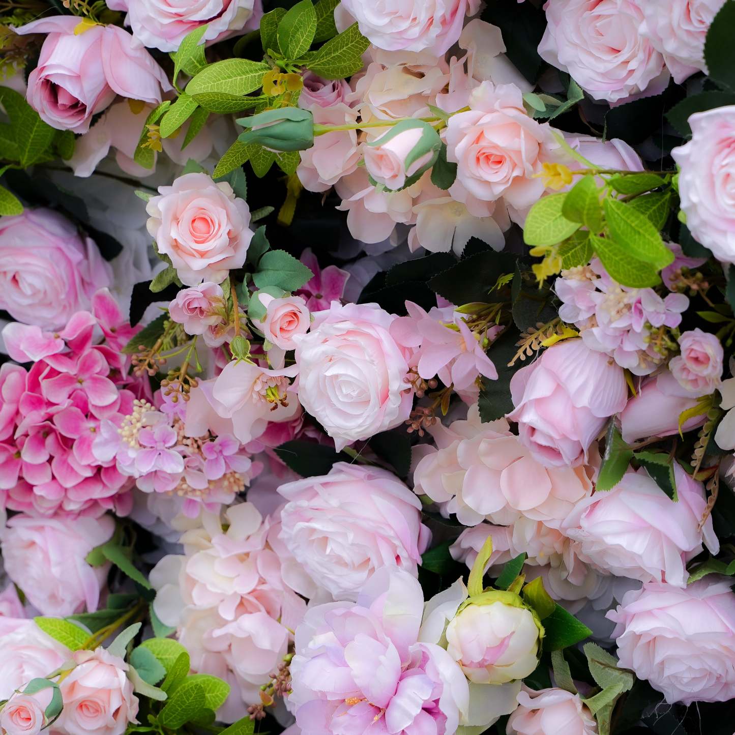 Georgia：7D 2023 New Fabric Artificial rolling up curtain flower wall