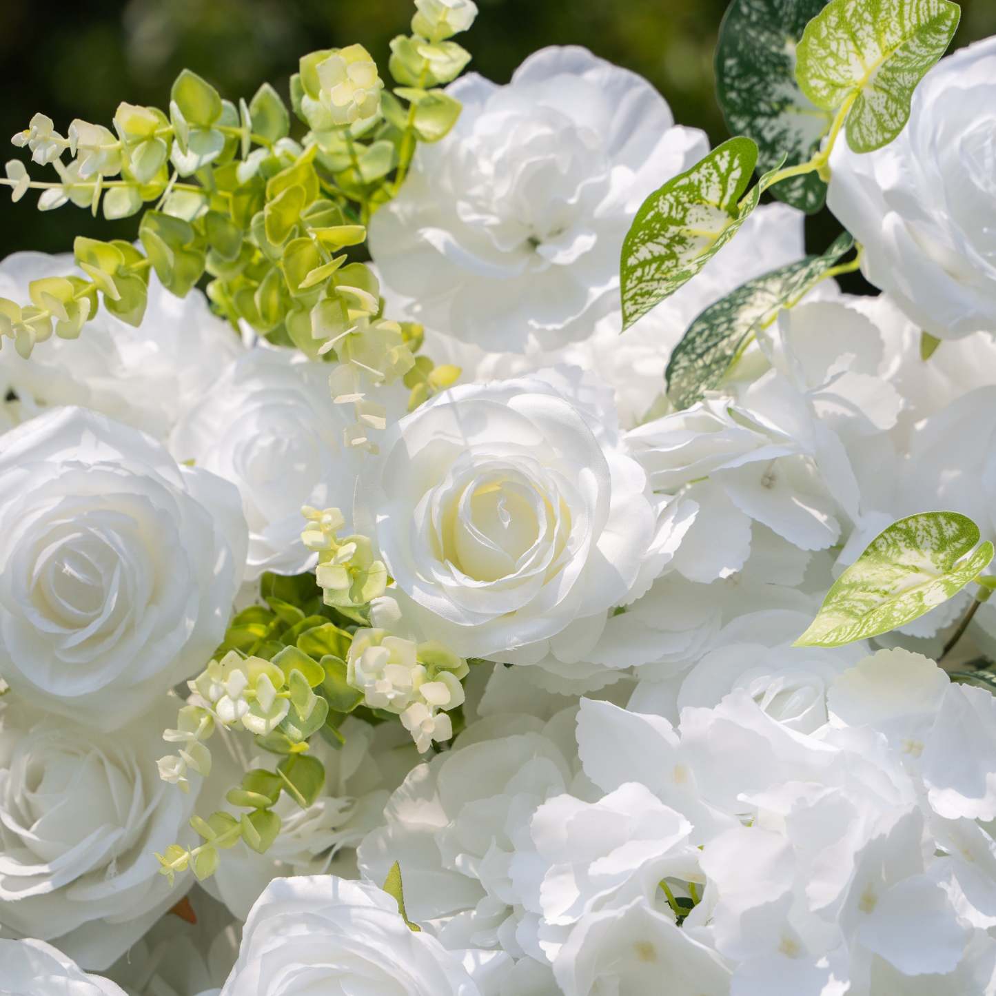 Icing ：3D Fabric Artificial rolling up curtain flower wall