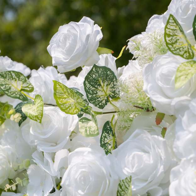 Icing ：3D Fabric Artificial rolling up curtain flower wall