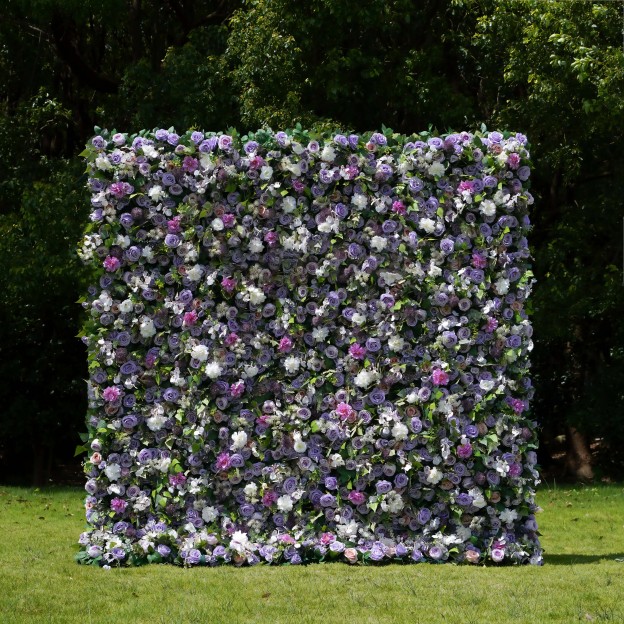 Isabella: 7D 2025 New Fabric Artificial rolling up curtain flower wall