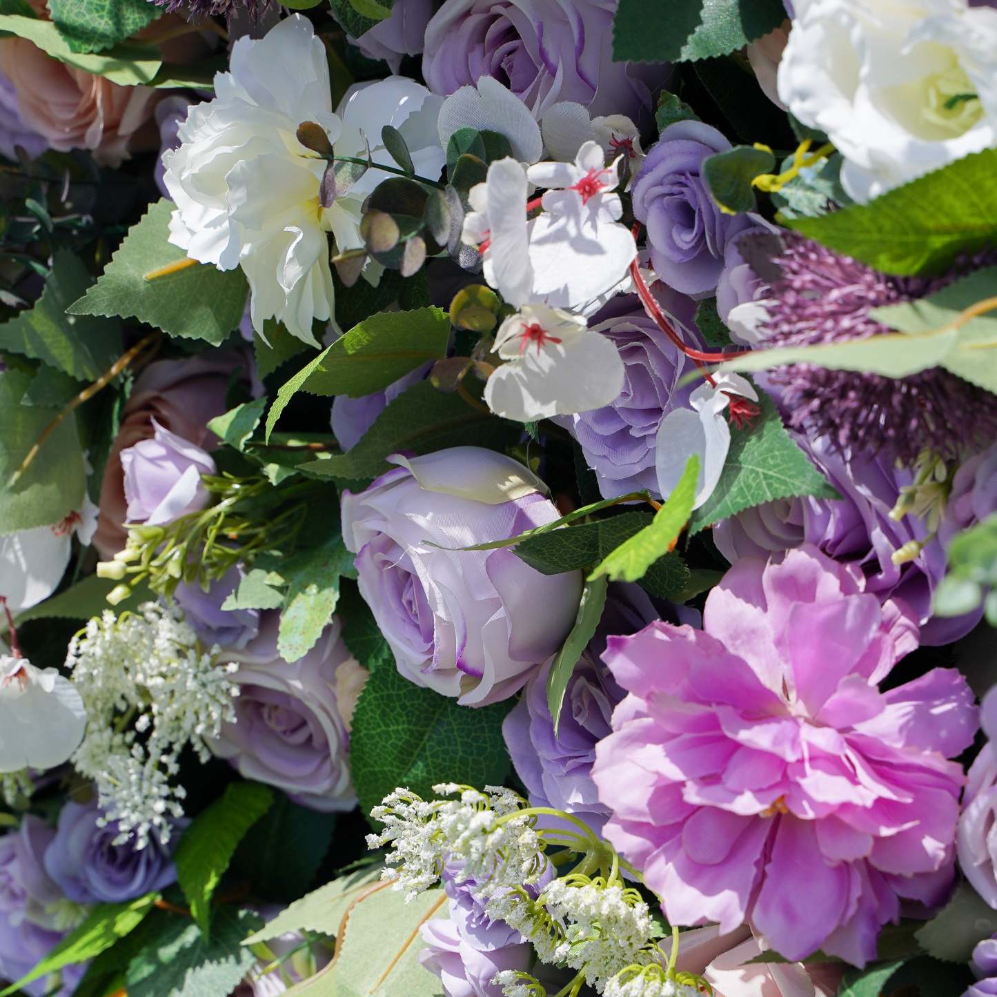 Isabella: 7D 2025 New Fabric Artificial rolling up curtain flower wall