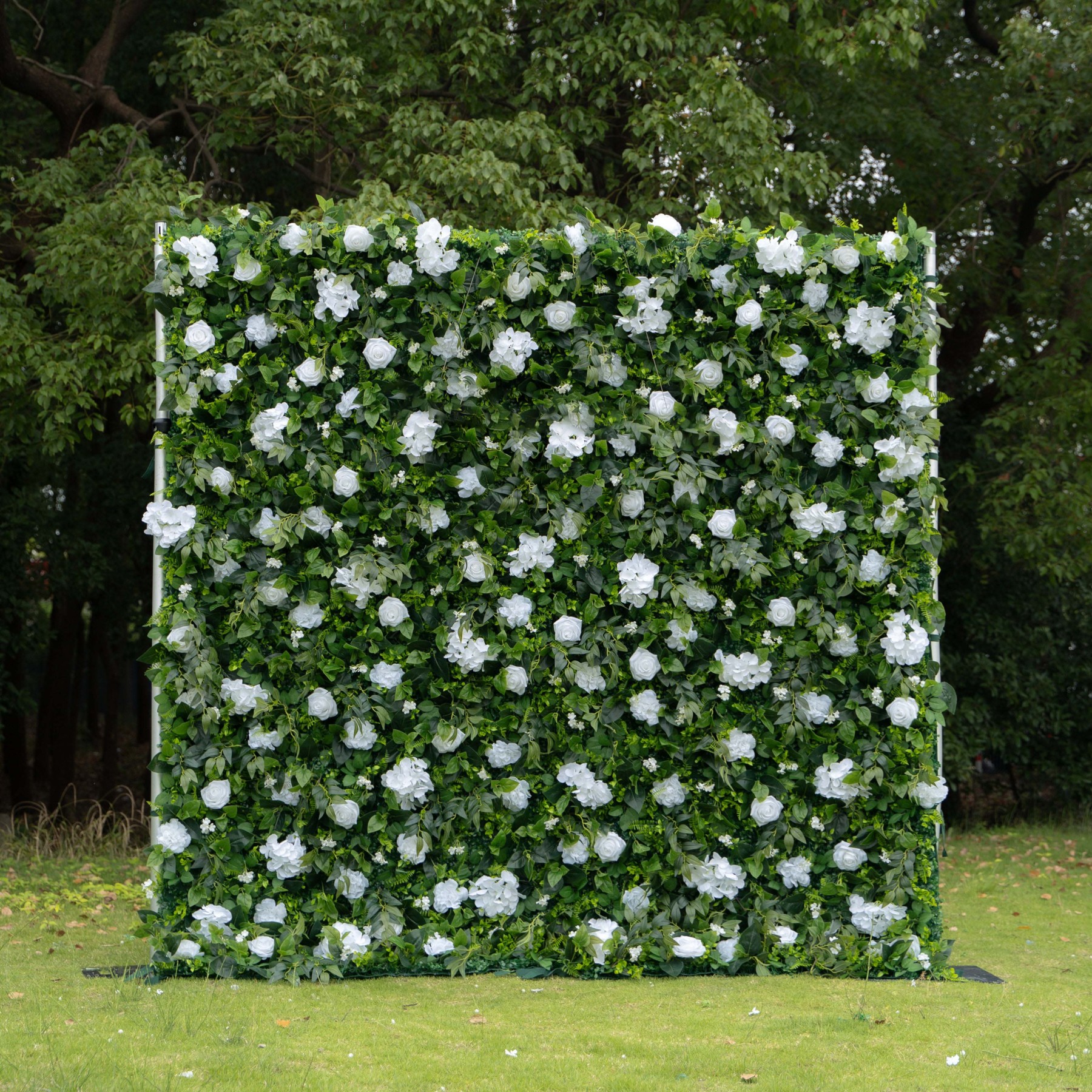 Jane Plus：3D Upgraded High-class Jane wall Fabric Artificial rolling up curtain flower wall