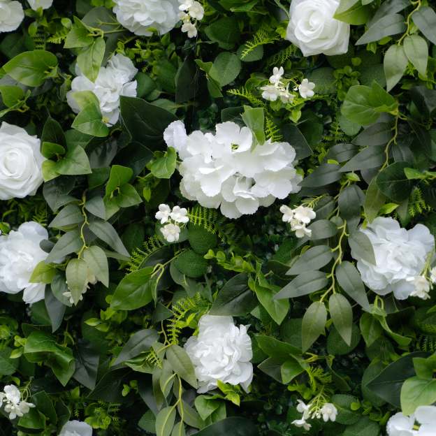 Jane Plus：3D Upgraded High-class Jane wall Fabric Artificial rolling up curtain flower wall