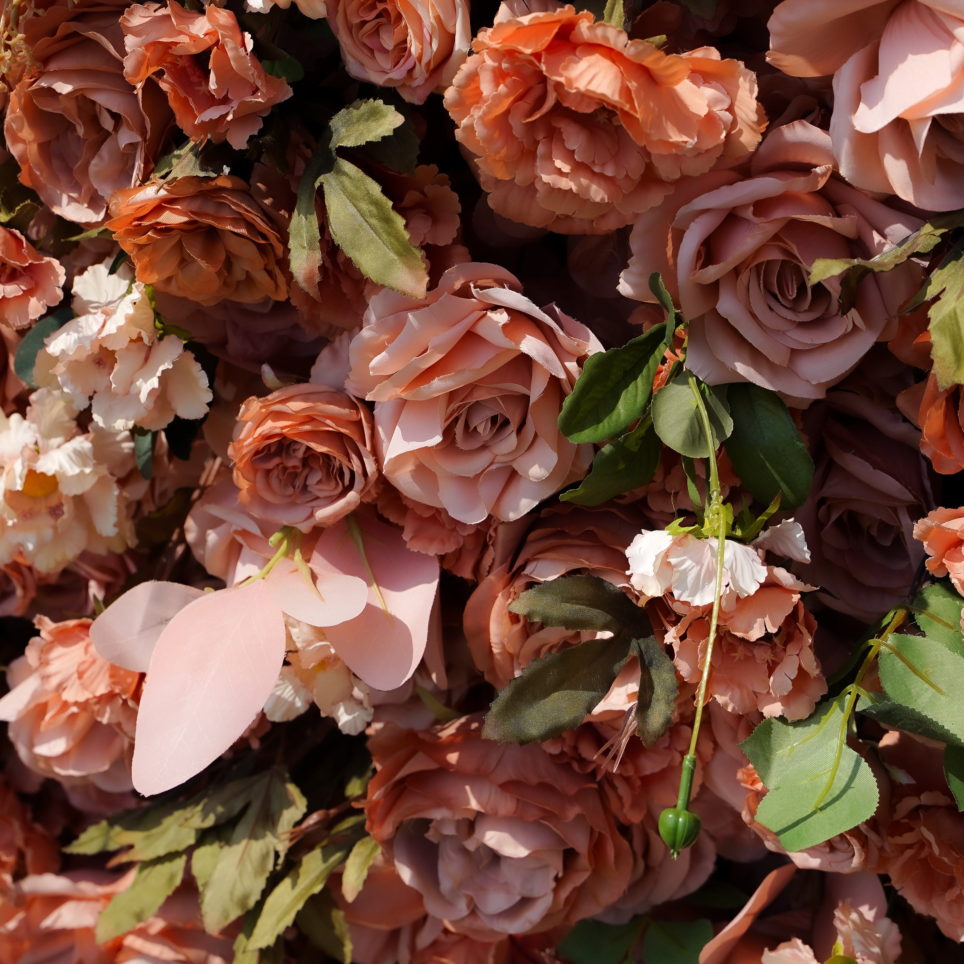 Maven：7D Fabric Artificial rolling up curtain flower wall