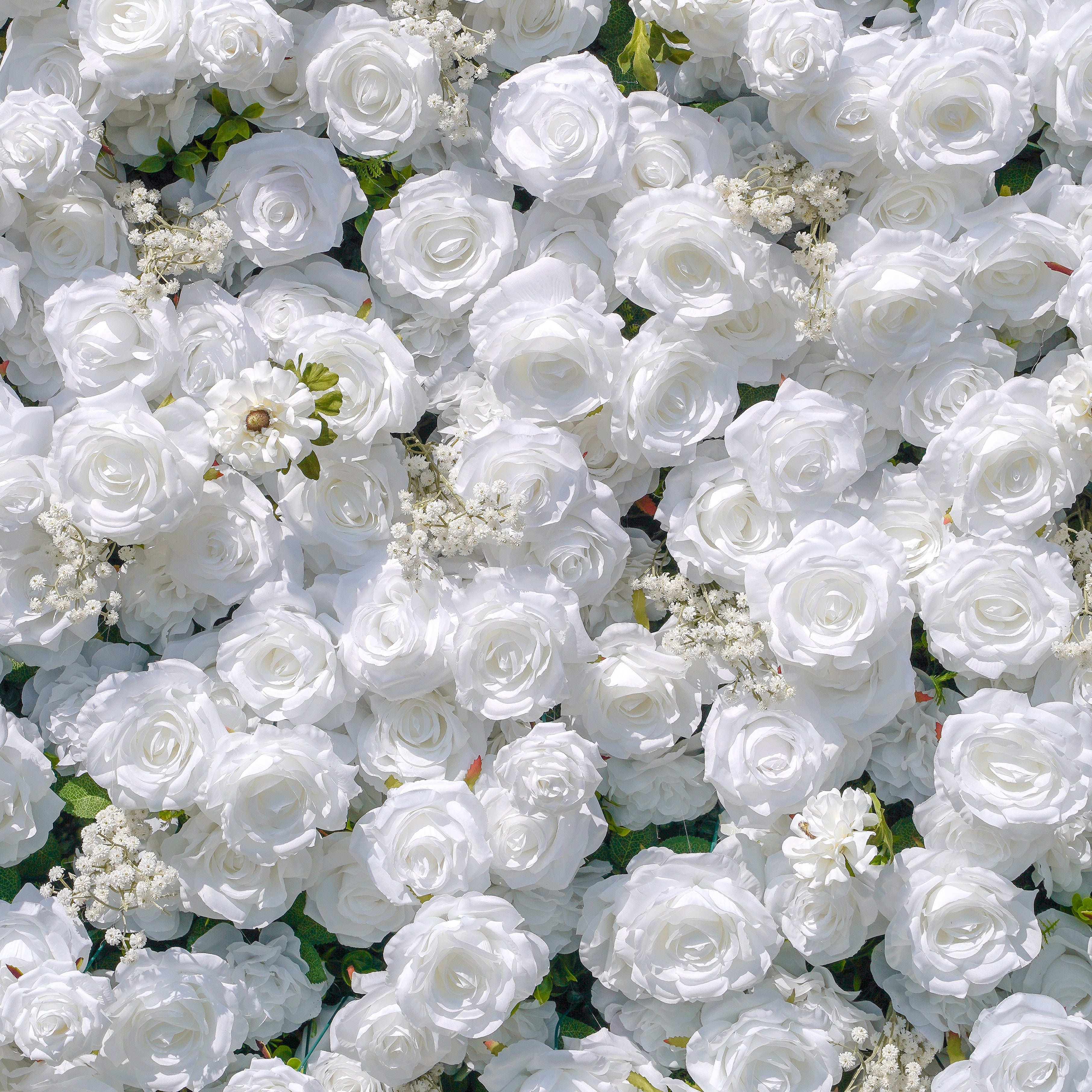 Miya：5D Fabric Artificial rolling up curtain flower wall(Ready to ship-Only USA)