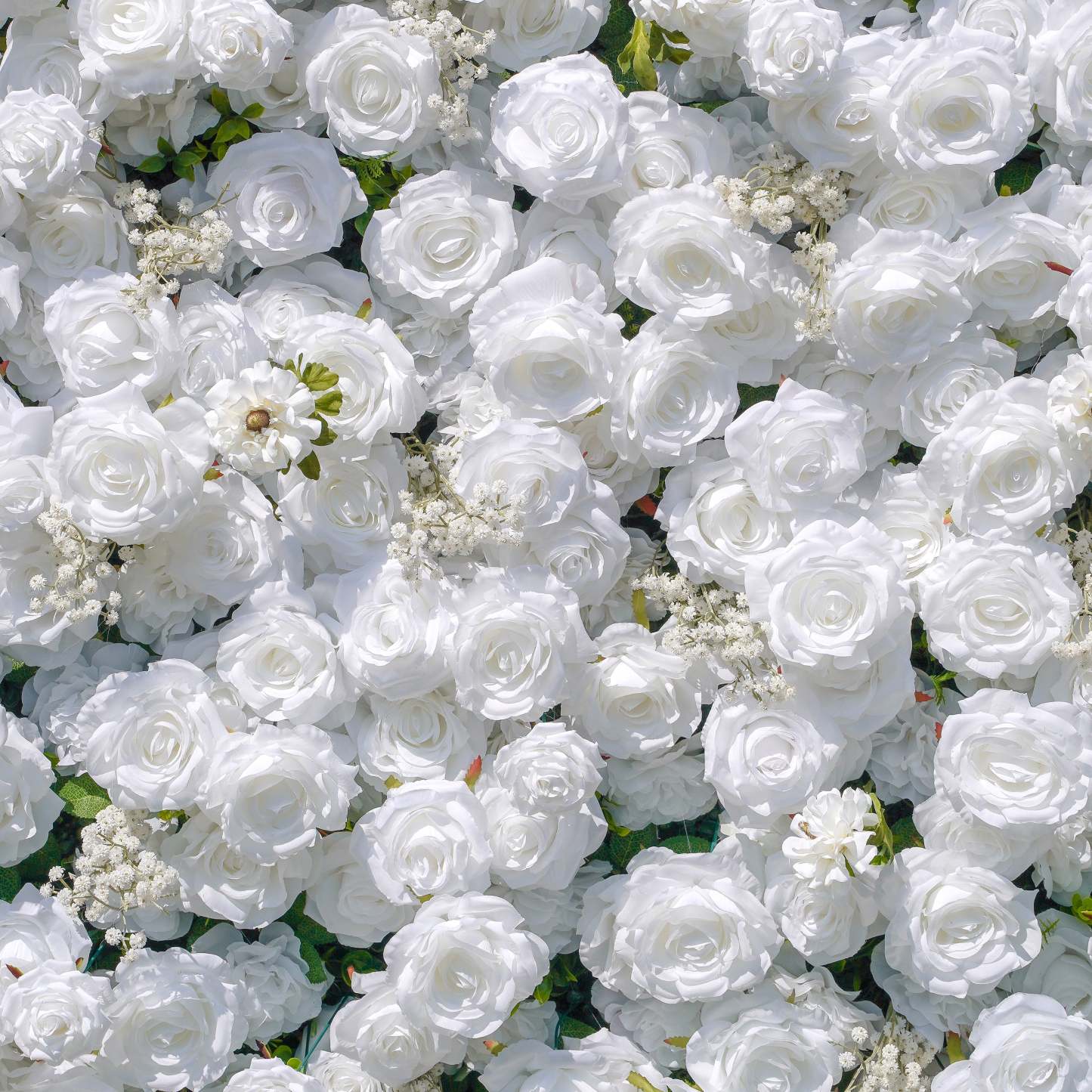 Miya：5D Fabric Artificial rolling up curtain flower wall(Ready to ship-Only USA)