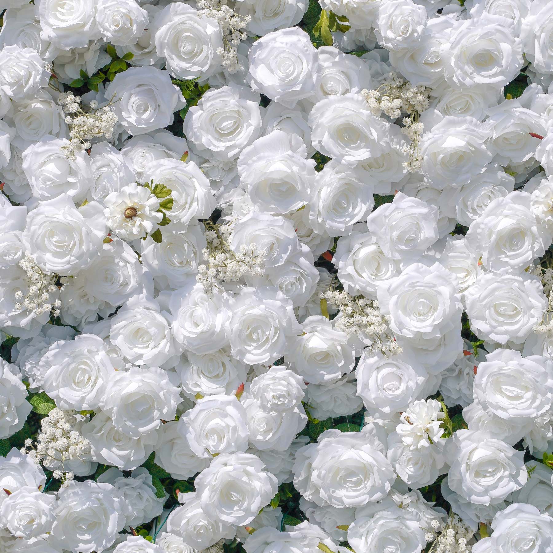 Miya：5D Fabric Artificial rolling up curtain flower wall(Ready to ship-Only USA)