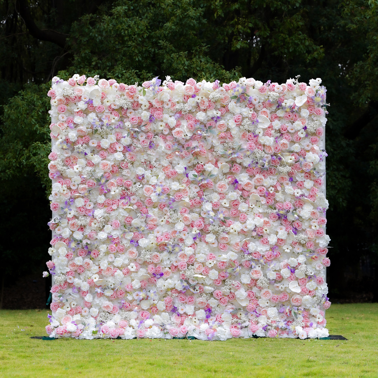 Rosalind：7D Fabric Artificial rolling up curtain flower wall