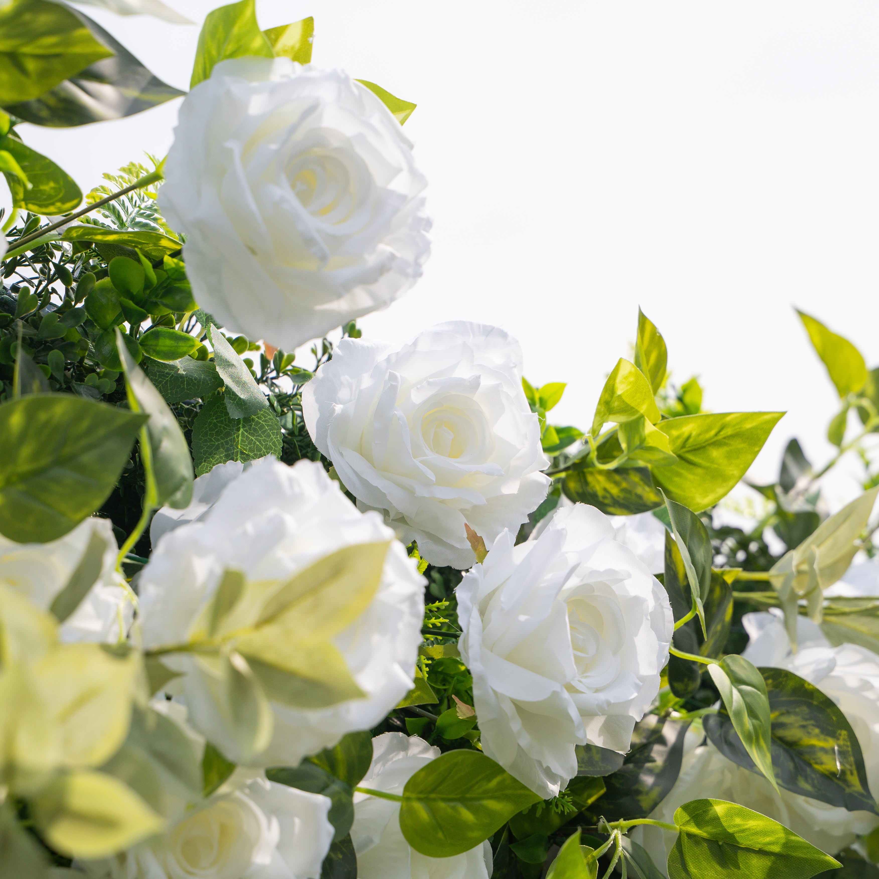 Sava：3D Fabric Artificial rolling up curtain flower wall