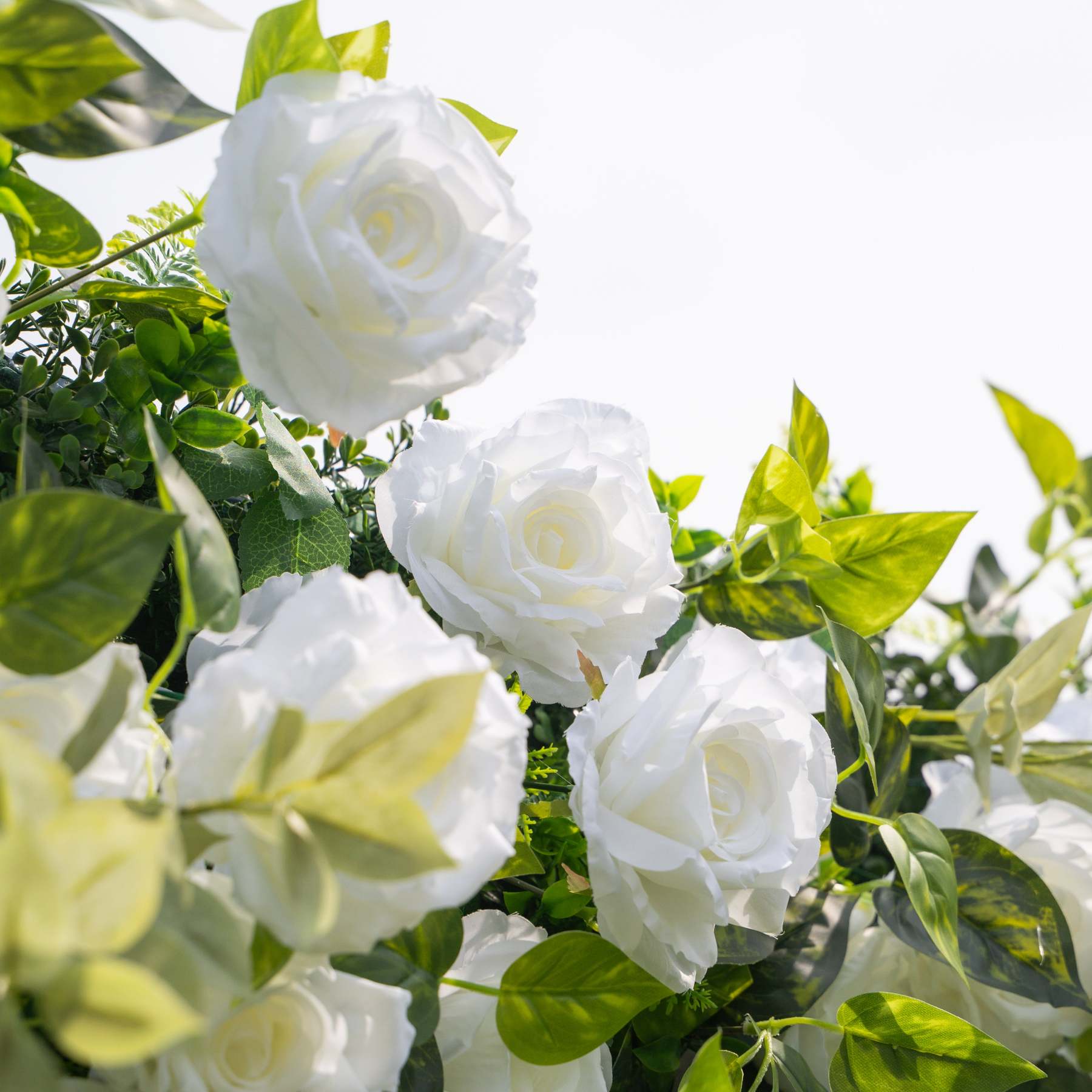 Sava：3D Fabric Artificial rolling up curtain flower wall