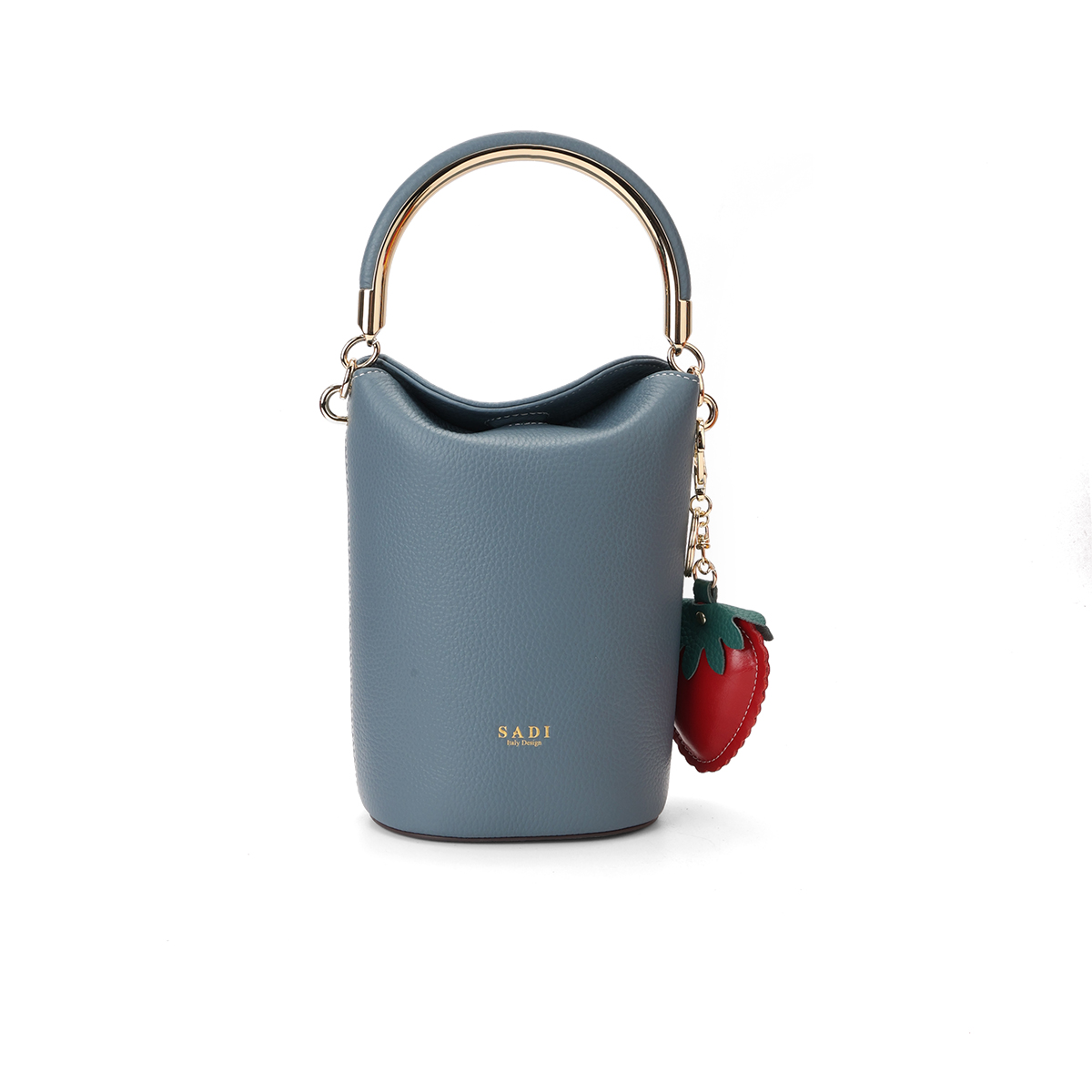SADI's fashionable and classic bucket bag, the strawberry-themed bag, is a versatile women's shoulder and handbag.SDX21135