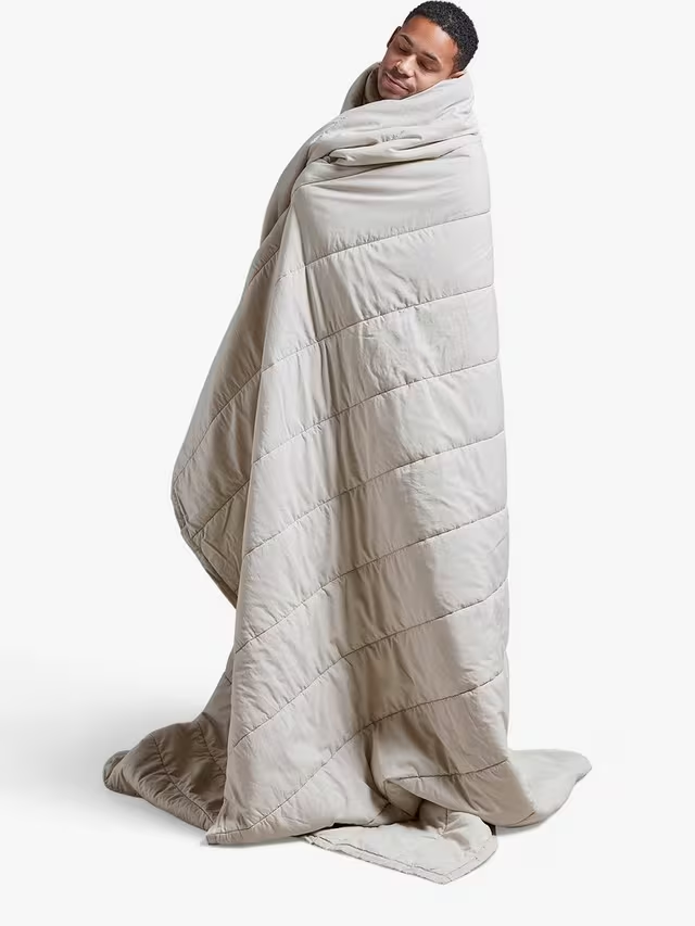 Relaxed Cotton Quilted Bedspread, Clay