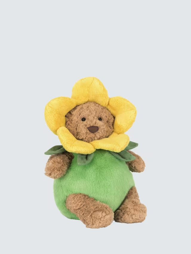 Bartholomew Bear Daffodil Soft Toy