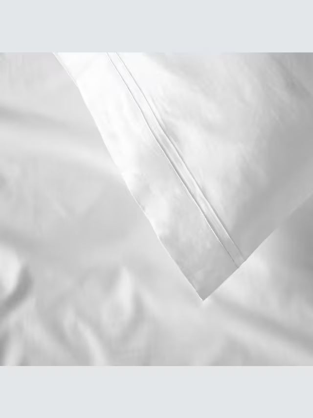 The Ultimate Collection Luxury Egyptian Cotton Sateen 1000 Thread Count Emperor Flat Sheet, White
