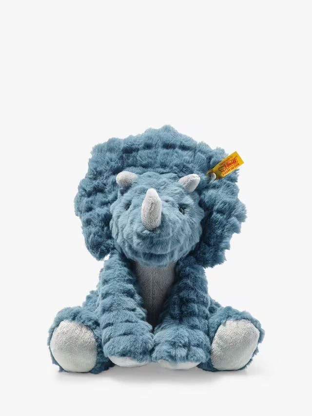 Soft Cuddly Friends Dixi Triceratops Plush Toy