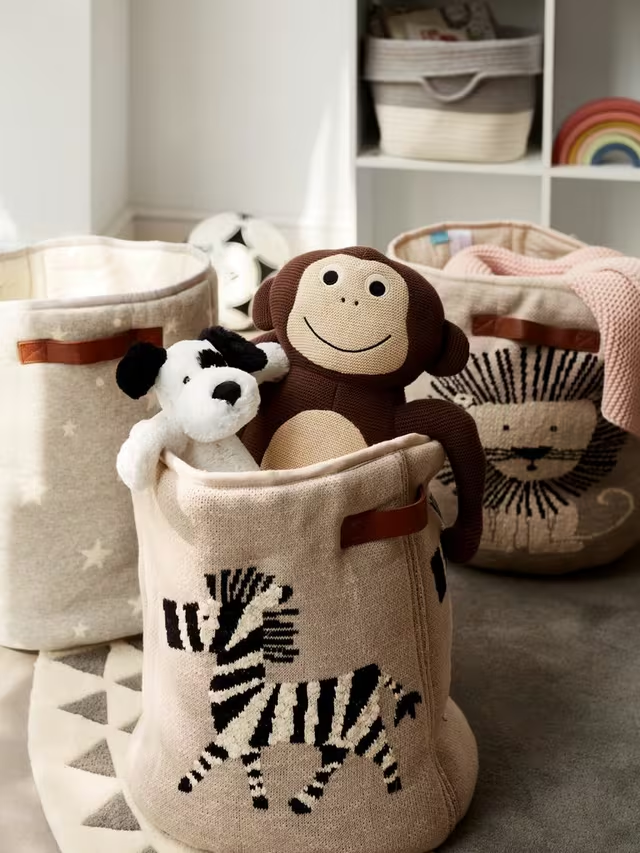 Bashful Puppy Soft Toy, Medium, Black/Cream