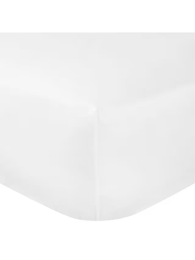 The Ultimate Collection Luxury Egyptian Cotton Sateen 800 Thread Count Deep Fitted Sheet, White