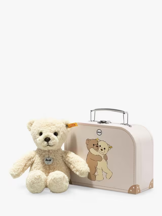 Mila Teddy Bear in a Suitcase Soft Toy