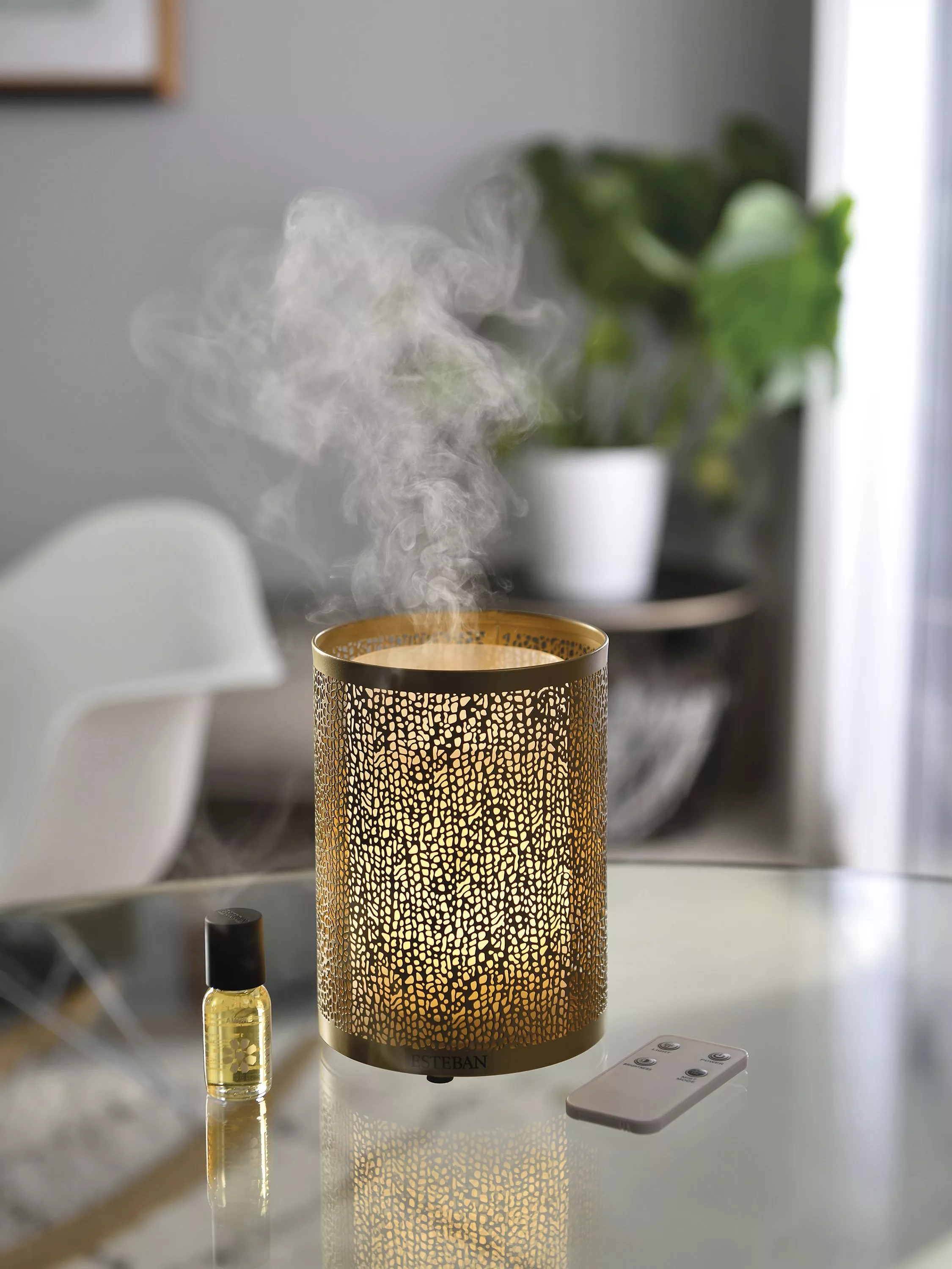 Electric Perfume Mist Electric Diffuser, Gold