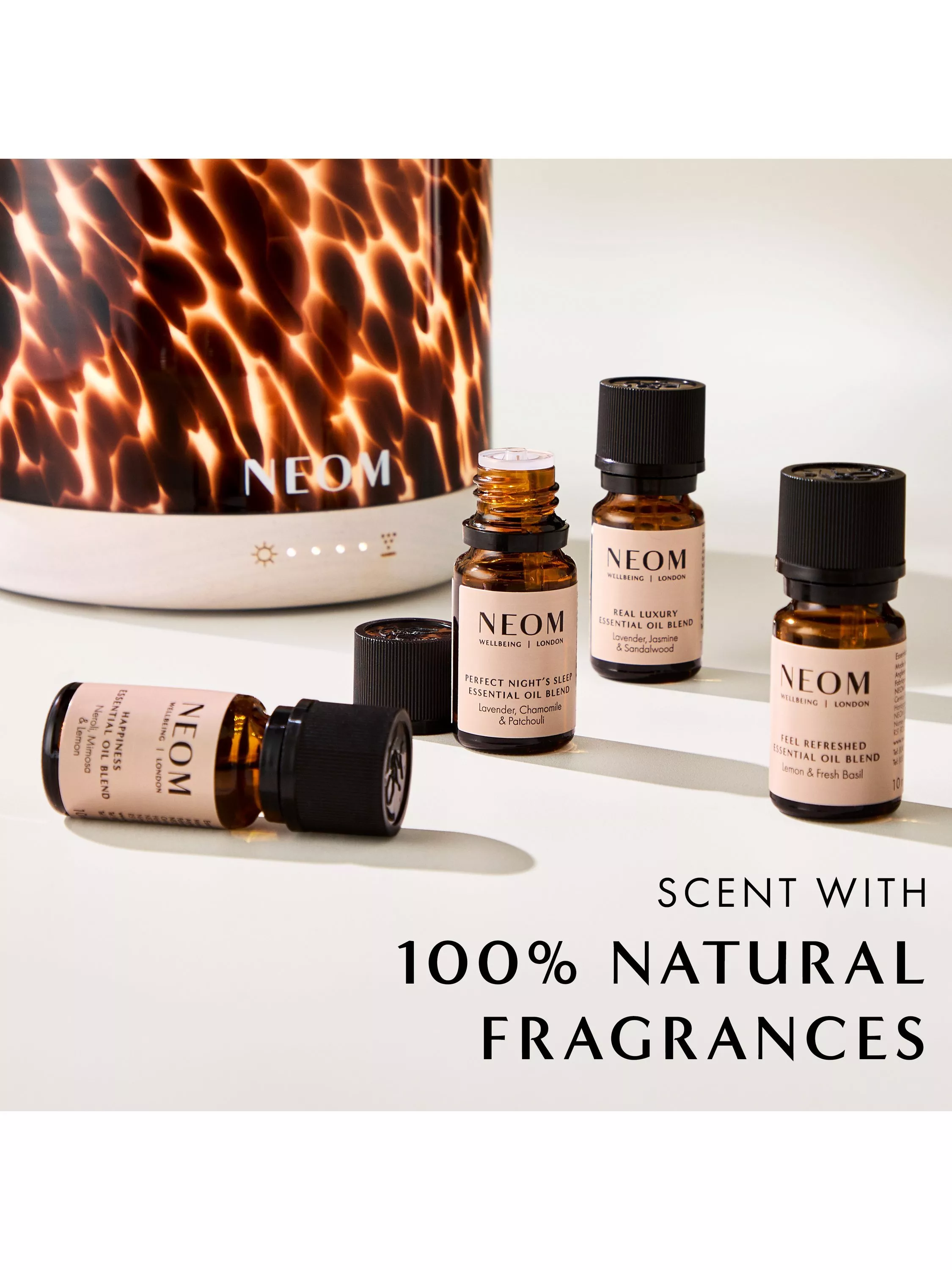 Luxe Tortoiseshell Glass Wellbeing Pod, Tortoiseshell