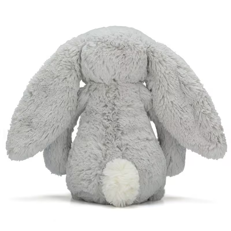 Bashful Bunny Soft Toy, Silver