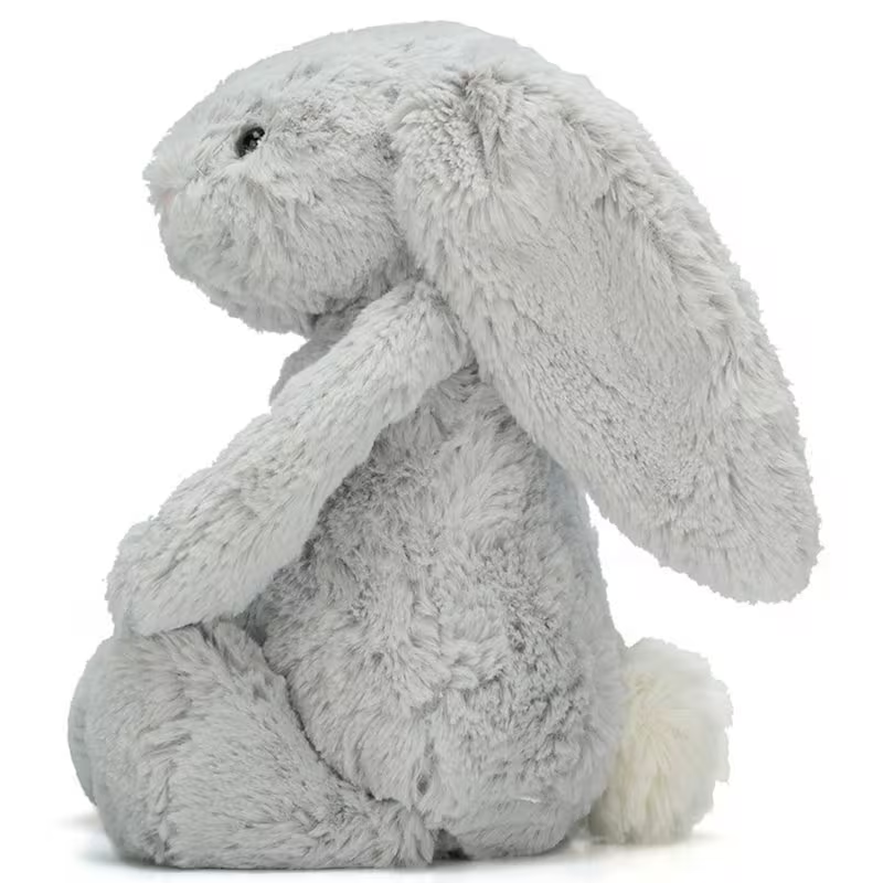 Bashful Bunny Soft Toy, Silver