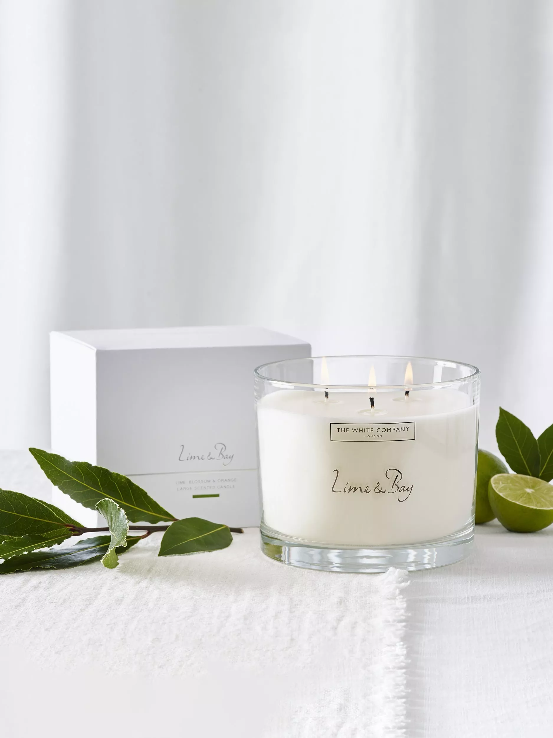Lime & Bay 3 Wick Scented Candle, 770g